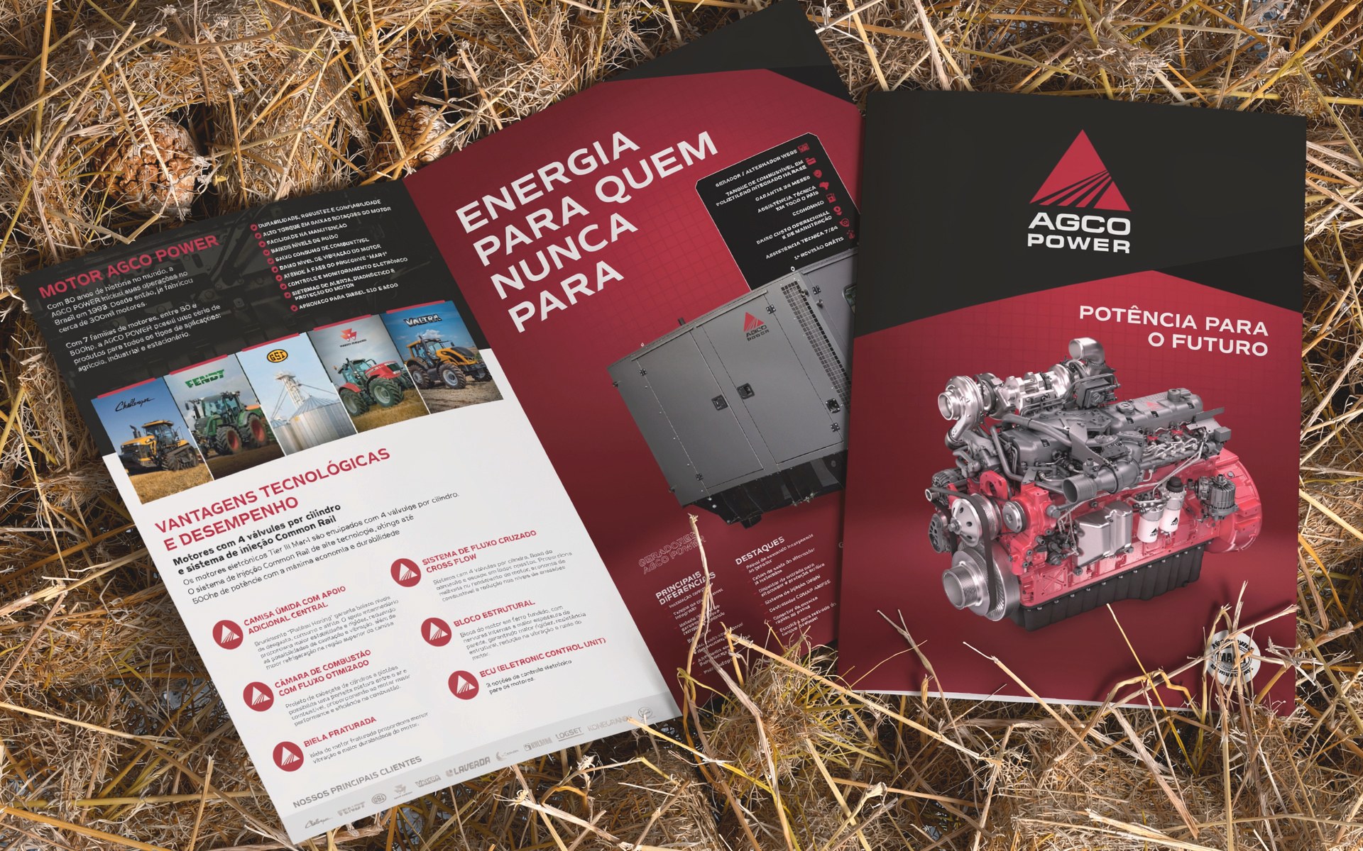 AGCO Power — folder, capa e miolo